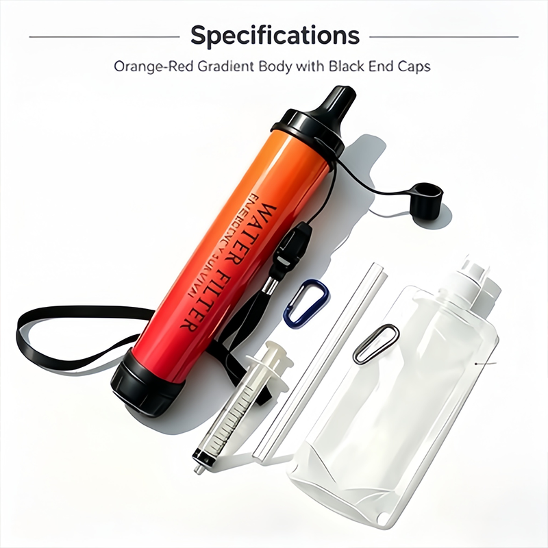 Water Purification Straw - فلتر مياه محمول للطوارئ بسعة 5000