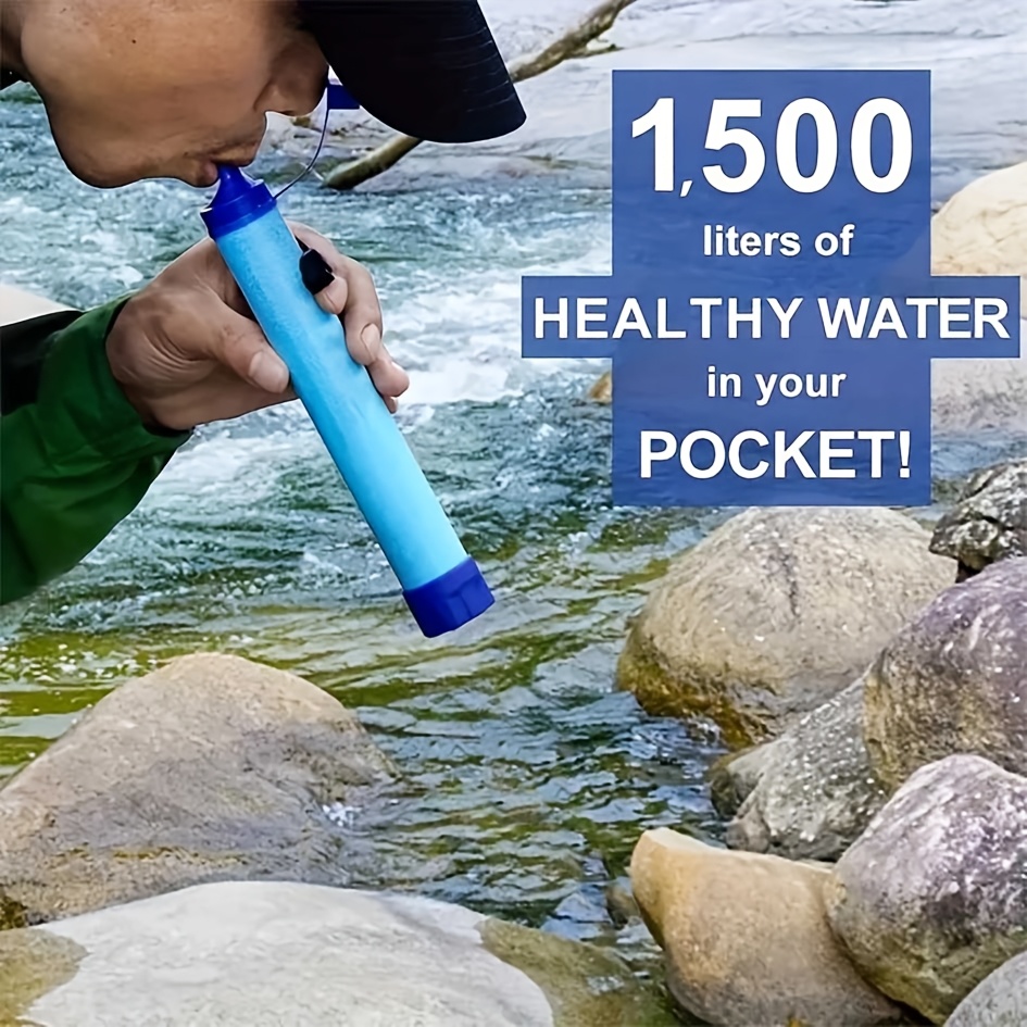 Water Purification Straw - قشة محمولة لتنقية المياه بسعة 10,000