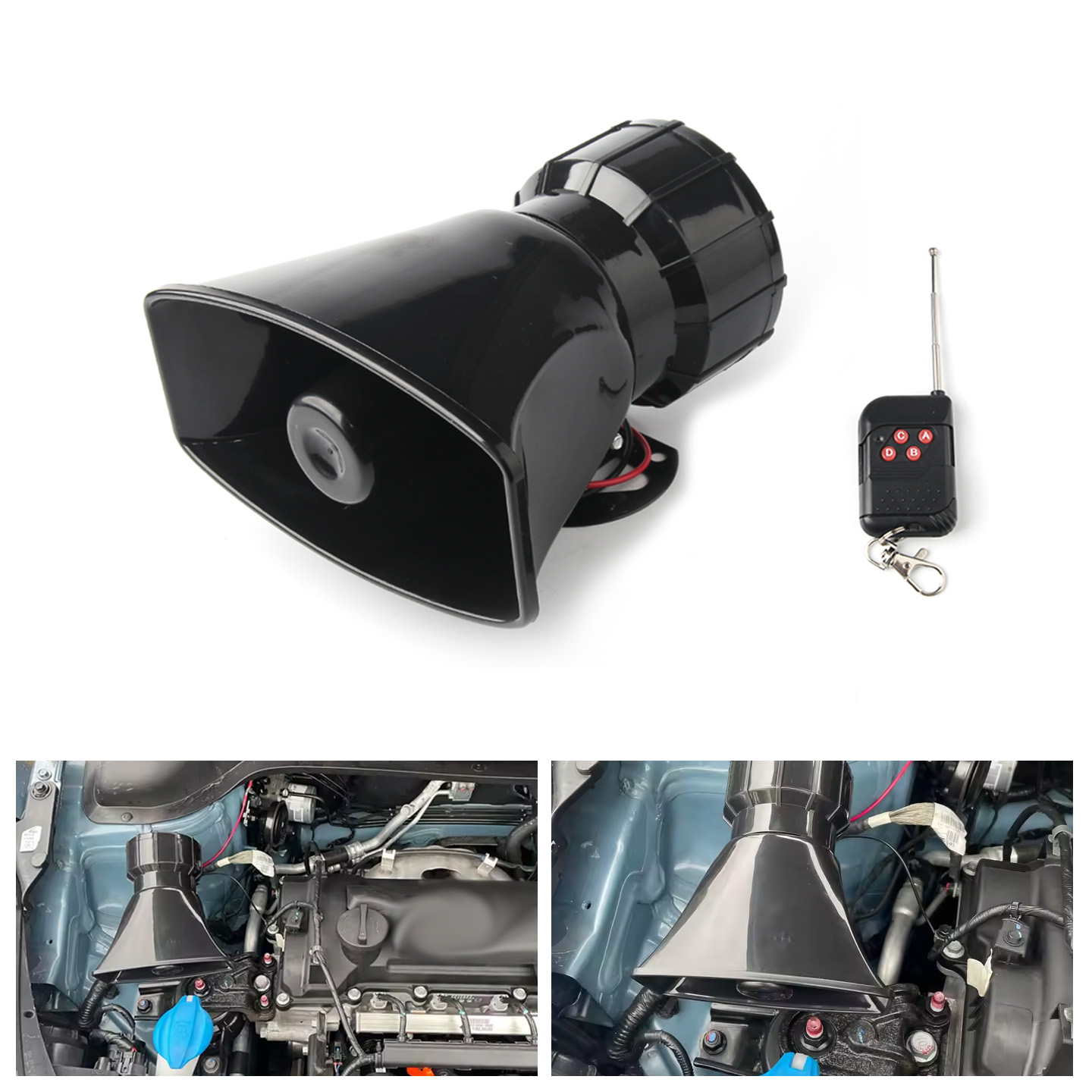 Emergency Whistle Loud - مكبر صوت 12 فولت بقوة 130