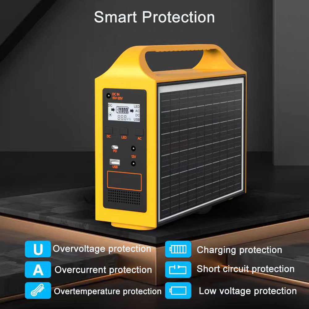 محطة طاقة محمولة بقدرة 100 واط - مراجعة Solar Emergency Charger وسعره