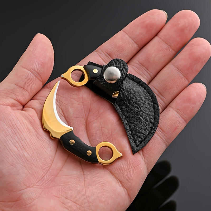 سكين صغير المفاتيح سكين جيب ال - مراجعة Bushcraft Knife Fixed وسعره