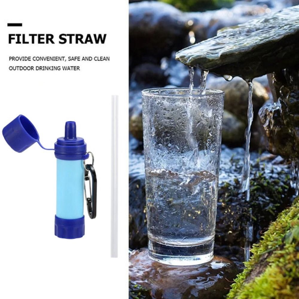 فلتر مياه صغير محمول للشرب الم - مراجعة Water Purification Straw وسعره