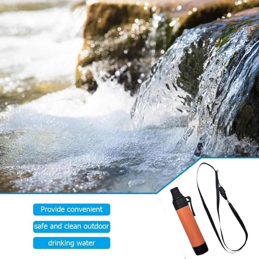 قشة تنقية المياه المحمولة الصغ - مراجعة Water Purification Straw وسعره